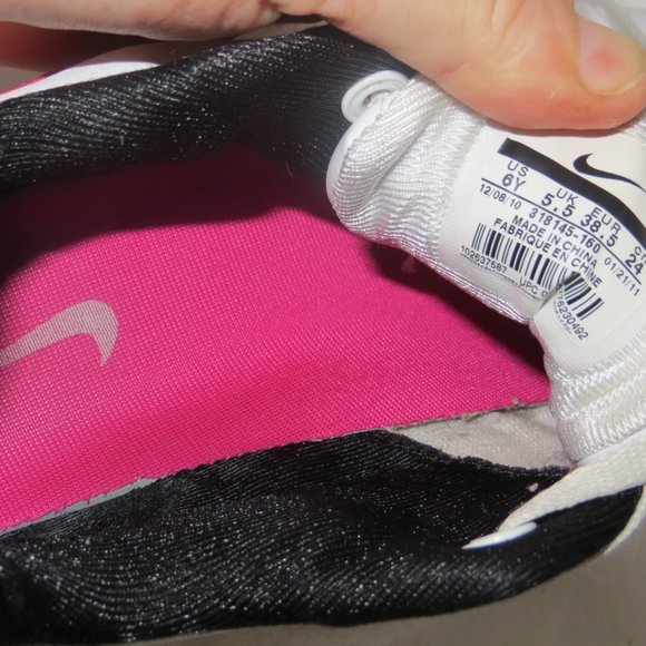 Nike Shox Black Pink Running Flash White Youth 6Y US 7.5 - Picture 6 of 7